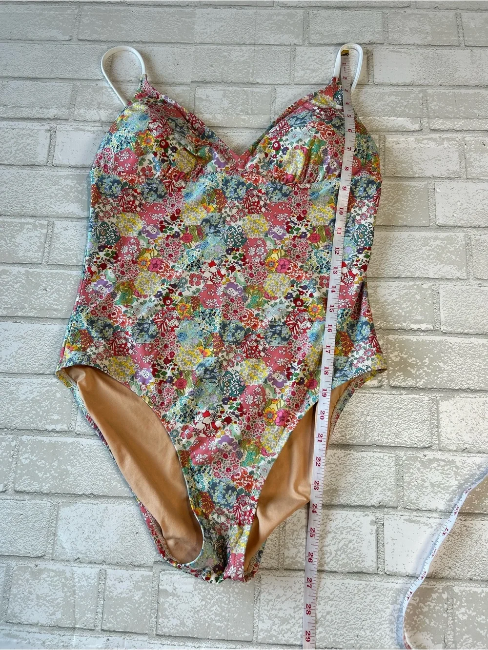 JCrew Floral One-Piece Swimsuit Beach Vacation